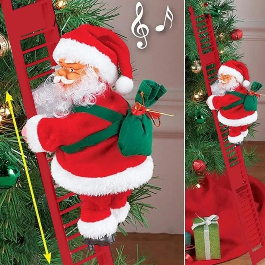 Santa Claus Escalera Musical Navidad