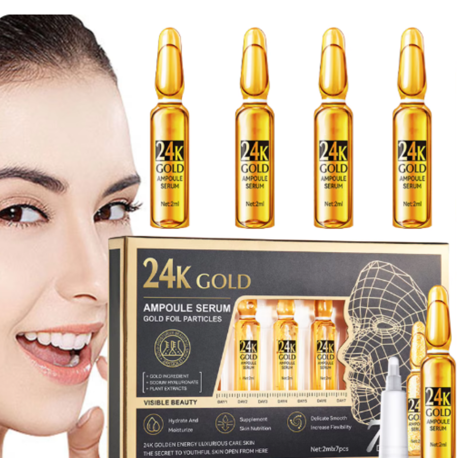 Ampolletas De colageno Serum 24k Gold