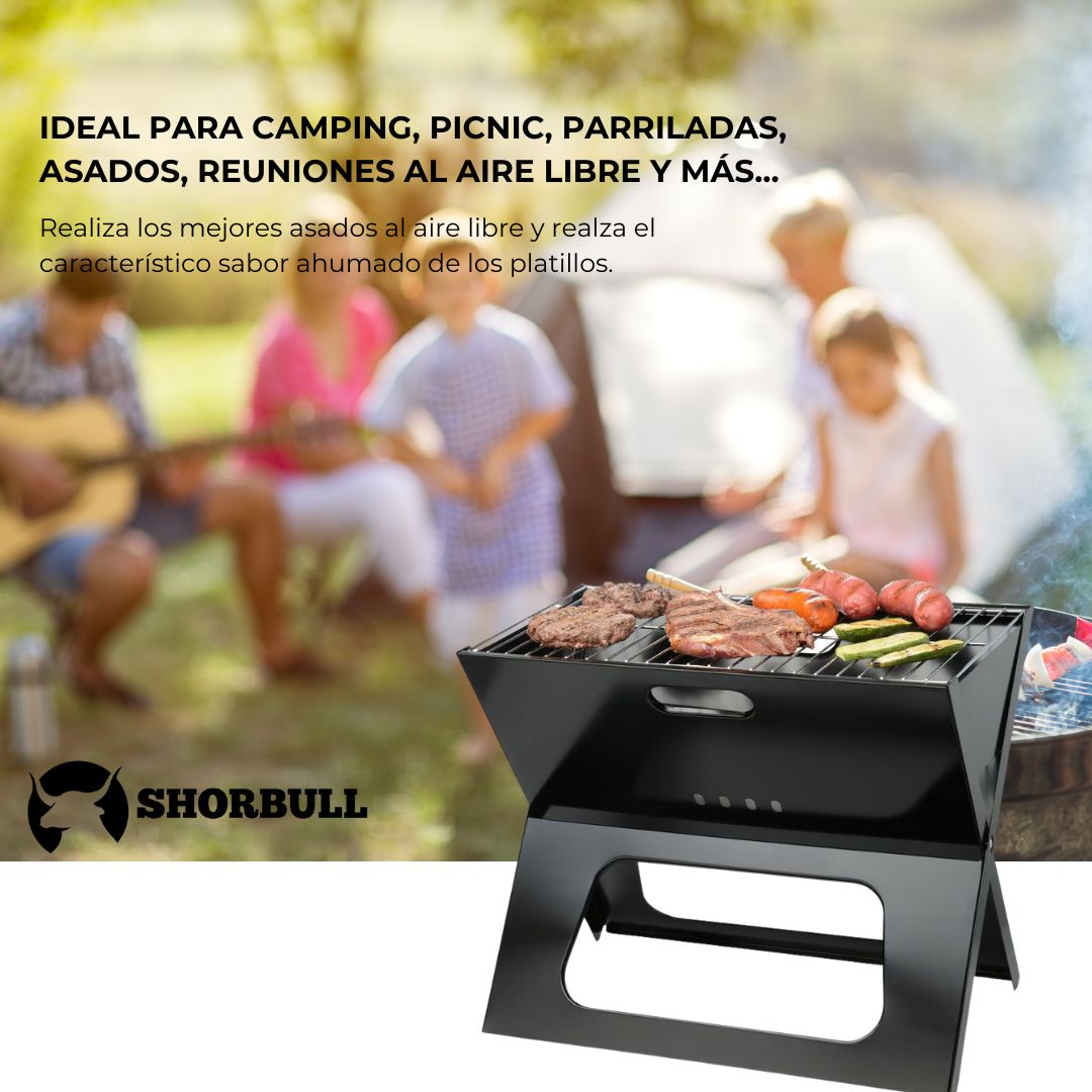 Asador Portátil Plegable Shorbull